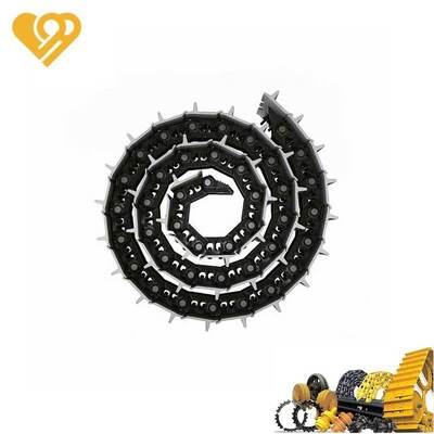 Qualité Pièces de train de roulement pour engins de chantier – Chaîne de train de roulement pour bulldozer CAT D7G avec maillon et patin usine