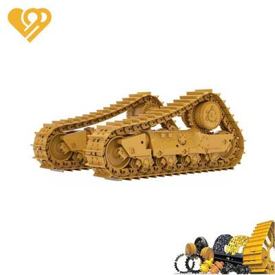 Qualité Chaussure de piste de 228 mm en acier allié au bore 25MnB pour le train de roulement du bulldozer Liebherr PR764 usine