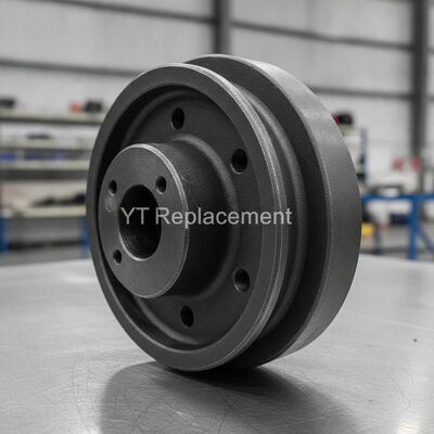 Qualité Roller de fond en acier à bride unique de 50Mn avec dureté HRC 40-55 pour les pelles Komatsu PC200 PC300 usine