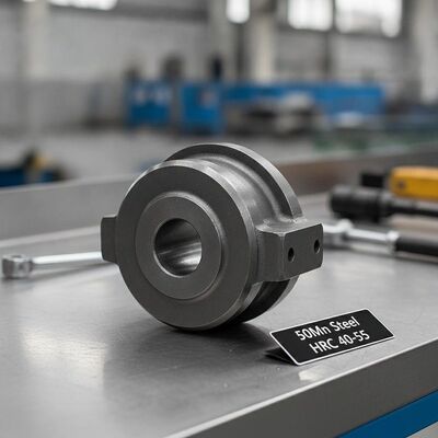 Qualité 50Mn en acier HRC 40-55 OEM Remplacement de rouleau de fond de voie pour pièces de roulement de sous-vêtements de pelleteuse CAT 320 330 usine